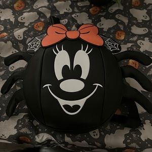 Disney launchfly Minnie mouse, spider glow-in-the-dark backpack